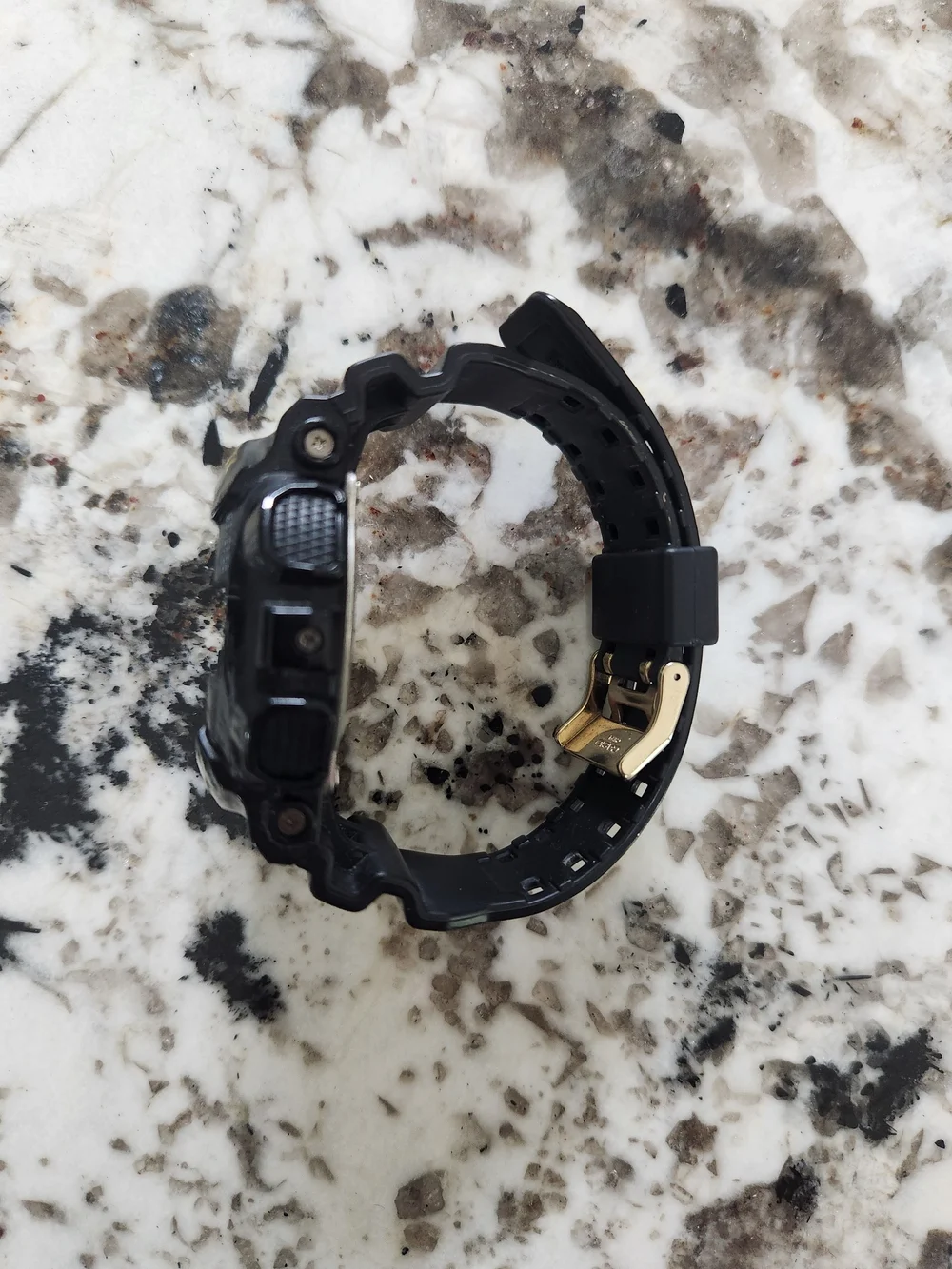 G-SHOCK Black and Gold Men's Sport Watch